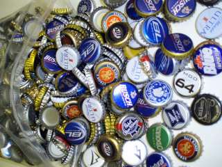 500 MIXED BEER BOTTLE CAPS CROWNS NO DENTS FAST SHPG  