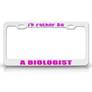  ID RATHER BE A BIOLOGIST Occupational Career, High 