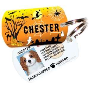  Halloween Personalized Pet ID Tag 