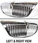   FIT CHROME AIR FLOW INTAKE SIDE VENT NET G (Fits Lincoln Town Car