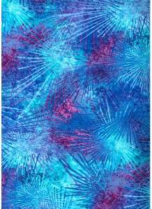 CHASING RAINBOW JEWEL STARBURST~ Cotton Quilt Fabric  