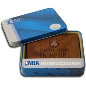 Boston Celtics 2010 NBA Champions Leather Embossed Tri Fold Wallet 