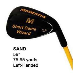   Short Game Wizard Golf Sand Black Wedge 56* LH