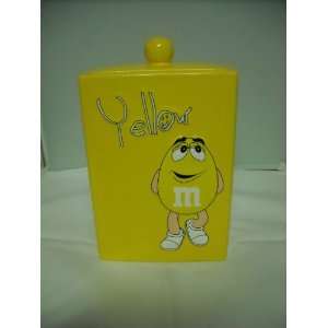  M&Ms Yellow Character Cookie Or Candy Jar New Without Tag 