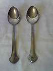 Vintage BELFRY Silver Plate Oval Soup Spoons  