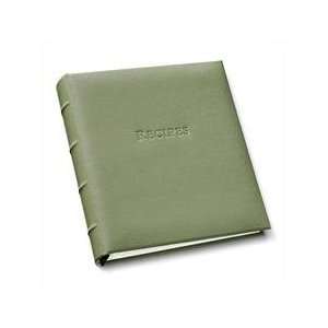  Fennel Green Bonded Leather Recipe Book