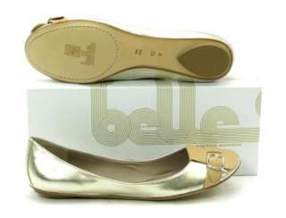 AUTHENTIC STOCK FROM BELLE BY SIGERSON MORRISON BM6550 GOLD LEATHER 