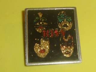 KISS Gene Simmons Prismatic Prism Vtg Tour Pin Badge Metal Brooch 