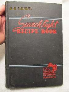 1946 Cookbook Household Searchlight Recipe Book 320 Pgs  