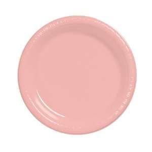  Pink Plastic Luncheon Plates Toys & Games