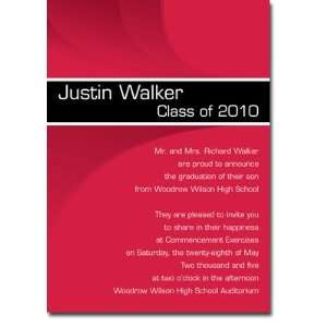  Noteworthy Collections   Graduation Invitations (Modern 