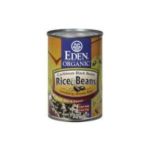 Eden Organic Rice & Beans, Caribbean Black Beans, Lundberg Brown Rice 