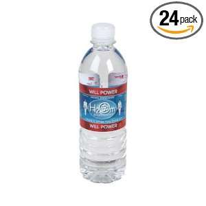 H2om Water   Will Power Intention, 16.9 Ounce (Pack of 24)  