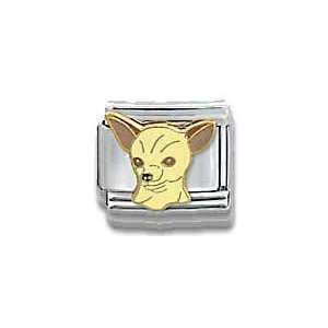 Chihuahua Dog Breed Canine Collection Italian Charm 18k Gold by Casa D 