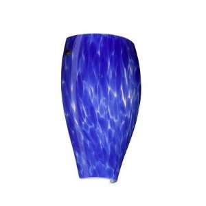   Wall Sconce Finish / Glass Shade Black / Blue Cloud