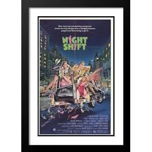  Night Shift 20x26 Framed and Double Matted Movie Poster 