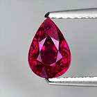 CERTIFIED UNHEATED 1.06ct DROP NATURAL SHIRAZ RED RUBY