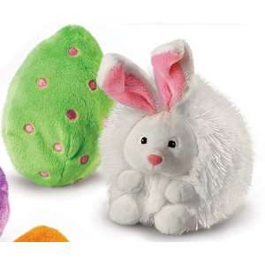  Fuzzy Flips White Bunny/Green Egg Toys & Games
