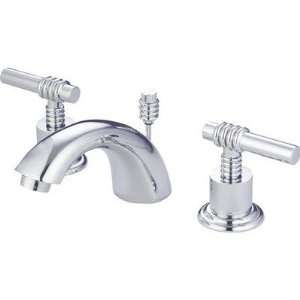 St. Charles Mini Widespread Bathroom Faucet with Metal Lever Handles 