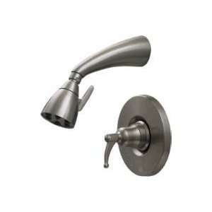   Pewter Blair Haus Adams Shower Set with Bell Shap