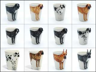 Great Dane Uncropped Ears Ceramic Mug Coffee Cup Dog Lover Original 
