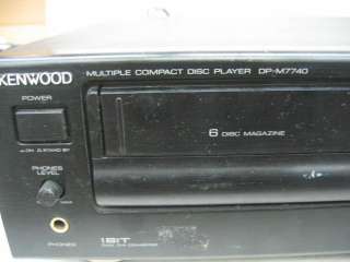 Kenwood DP M7740 6 Disc 1 Bit CD Changer  