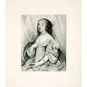   Simon 17th Century Portrait Dress Costume Art   Original Photogravure
