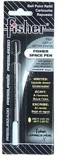 Fisher Space Pen Refill   SPR4F Black Fine Point 747609111415  