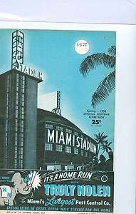 1958 first LA Dodgers game ever spring training Miami Stadium 
