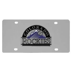  Colorado Rockies MLB License/Logo Plate Sports 