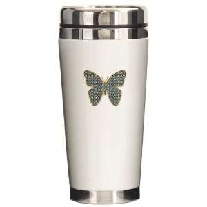  blinging butterfly Cool Ceramic Travel Mug by  