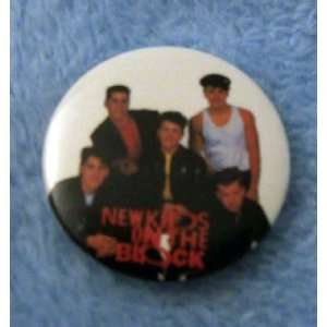  Vintage New Kids On The Bloock Group Button NKOTB Pin 