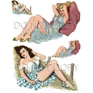  Country Bumpkin Sophisticated Pinup Decal #5 Musical 