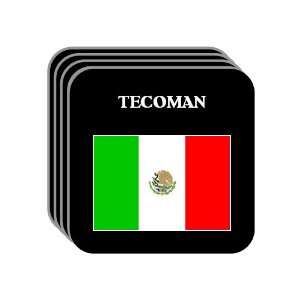  Mexico   TECOMAN Set of 4 Mini Mousepad Coasters 