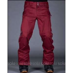     Mens Gutter Snowboard Pants in Blood Red 254704 620   Winter 2012