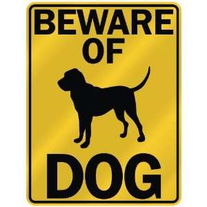    BEWARE OF  BLOODHOUND  PARKING SIGN DOG