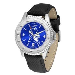   Blue Devils Competitor AnoChrome Mens Watch with Nylon/Leather Band