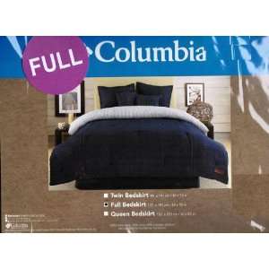 Blue Denim Full Size Bedskirt 54 X 75 X 15 From Columbia