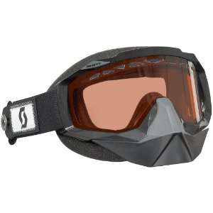  Scott Hustle Speed Strap Black Snowmobile Goggles 
