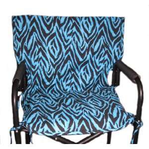 Blue Tiger Artists Chair Cover [With Pockets]