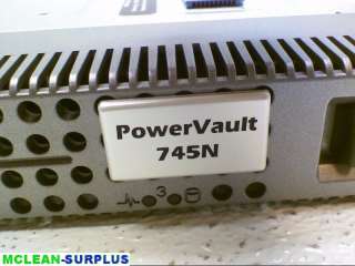 DELL POWERVAULT 745N 2.8GHz 4GB RAM 2.5TB NAS STORAGE SERVER 2003 