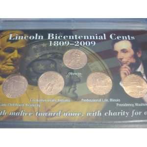  2009/2010 P/D Lincoln Penny Set 10 coins UNC Everything 