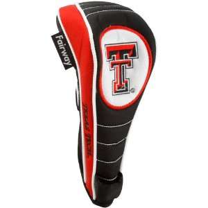  Texas Tech Red Raiders Black Scarlet Shaft Gripper Fairway Golf Club 