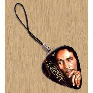 Bob Marley Legend Premium Guitar Pick Phone Charm