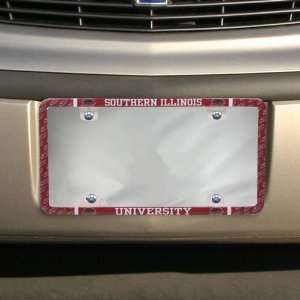  Southern Illinois Salukis Thin Rim Varsity License Plate 