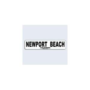 Seaweed Surf Co Newport Beach California Aluminum Sign 18x4 in 