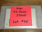Misc. U.S. Joint Issue Stamps Mixed Lot #915