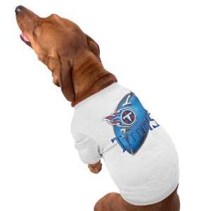  Tennessee Titans Performance Pet T Shirt   White Sports 