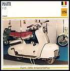 Motorcycle Card 1956 Piatti 125 Scooter by Cycle Master