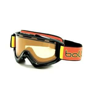   Goggles, Shiny Black Coral Snake, Modulator Citrus Lens Bolle Goggles
